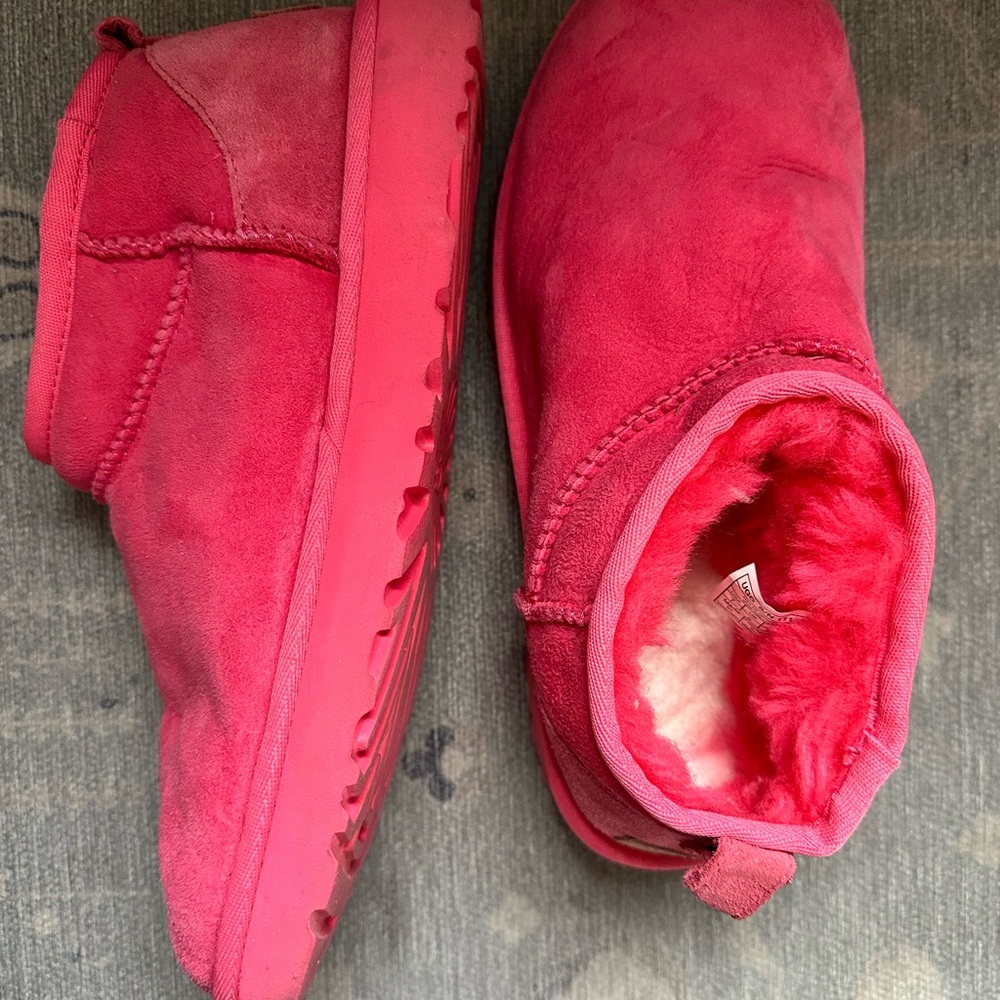 UGG Ultra Mini Pink Boots